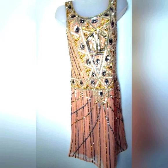 Frock And Frill Beaded Mini Dress - Picture 2 of 8